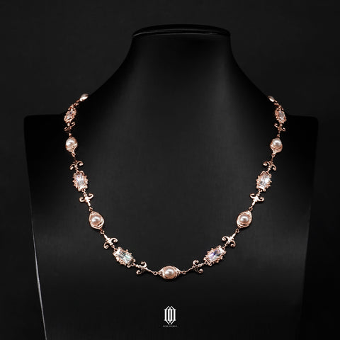 Chrono Royale Necklace - Rose Gold