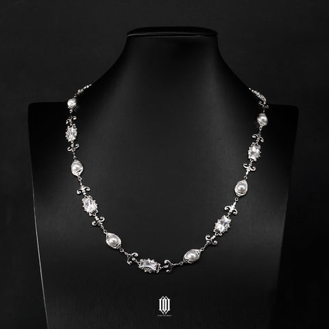 Chrono Royale Necklace - White Gold