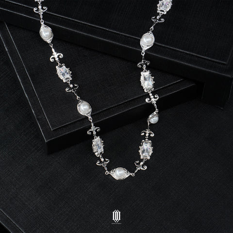 Chrono Royale Necklace - White Gold