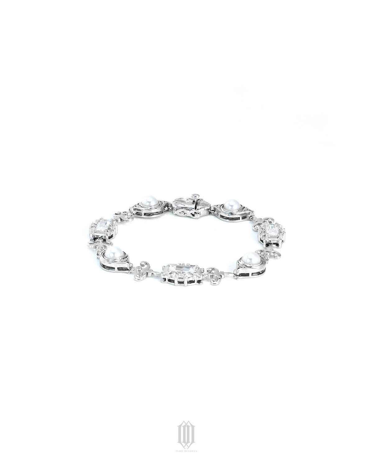Chrono Royale Bracelet - White Gold
