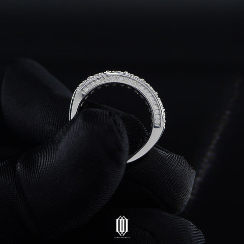 VVS Moissanite Clustered Setting Ring