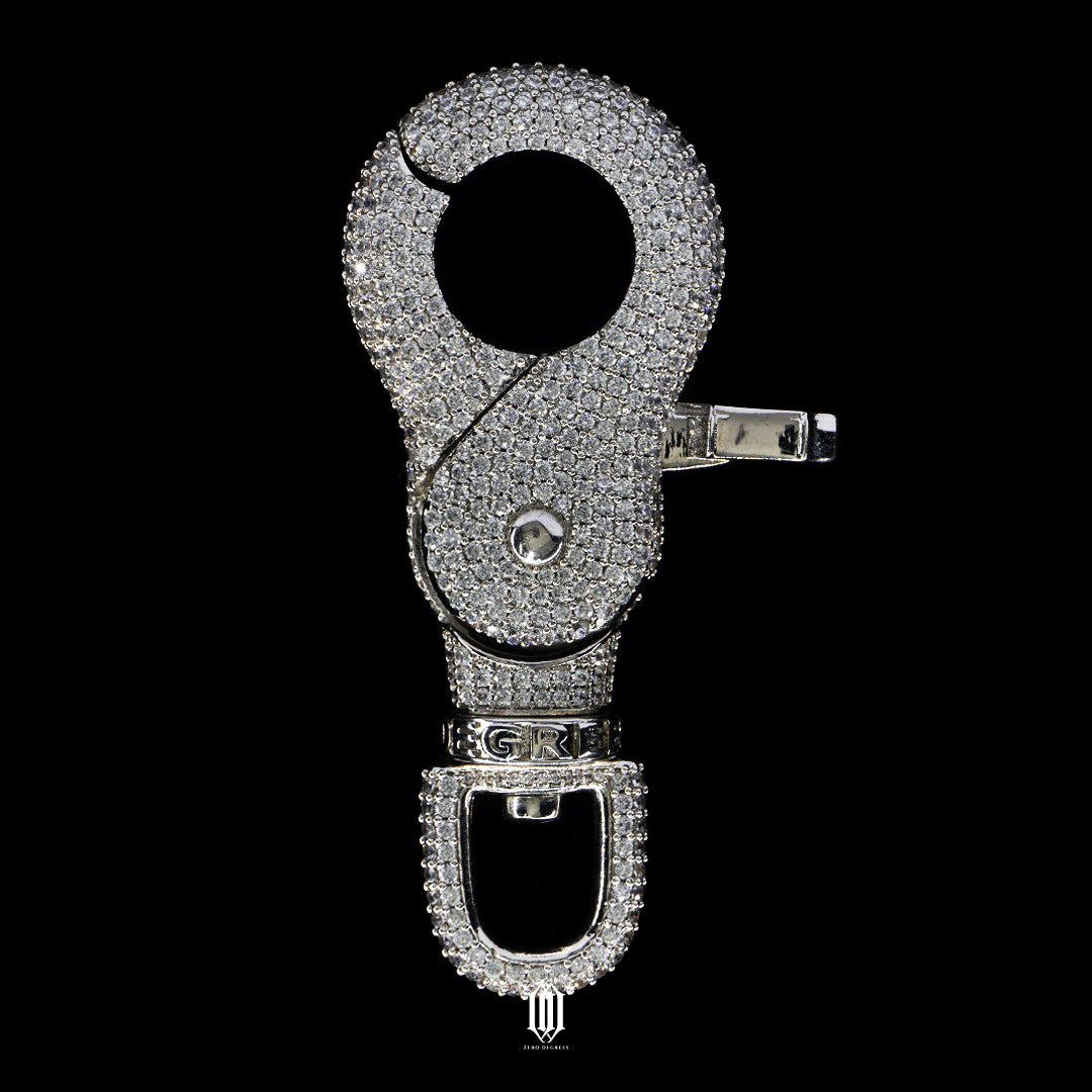 Iced Out ZD Carabiner - All White