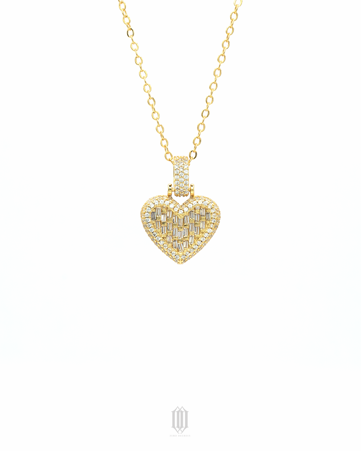 Mini Heart Pendant - Gold