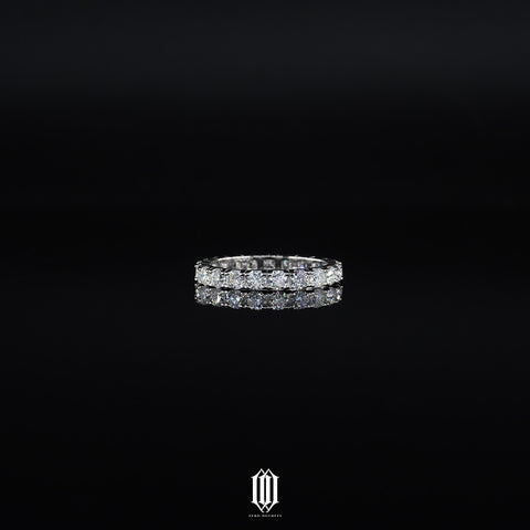 VVS Moissanite Single Row Tennis Ring
