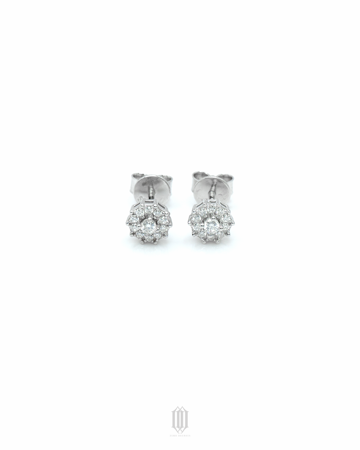 VVS Moissanite Flower Earstuds