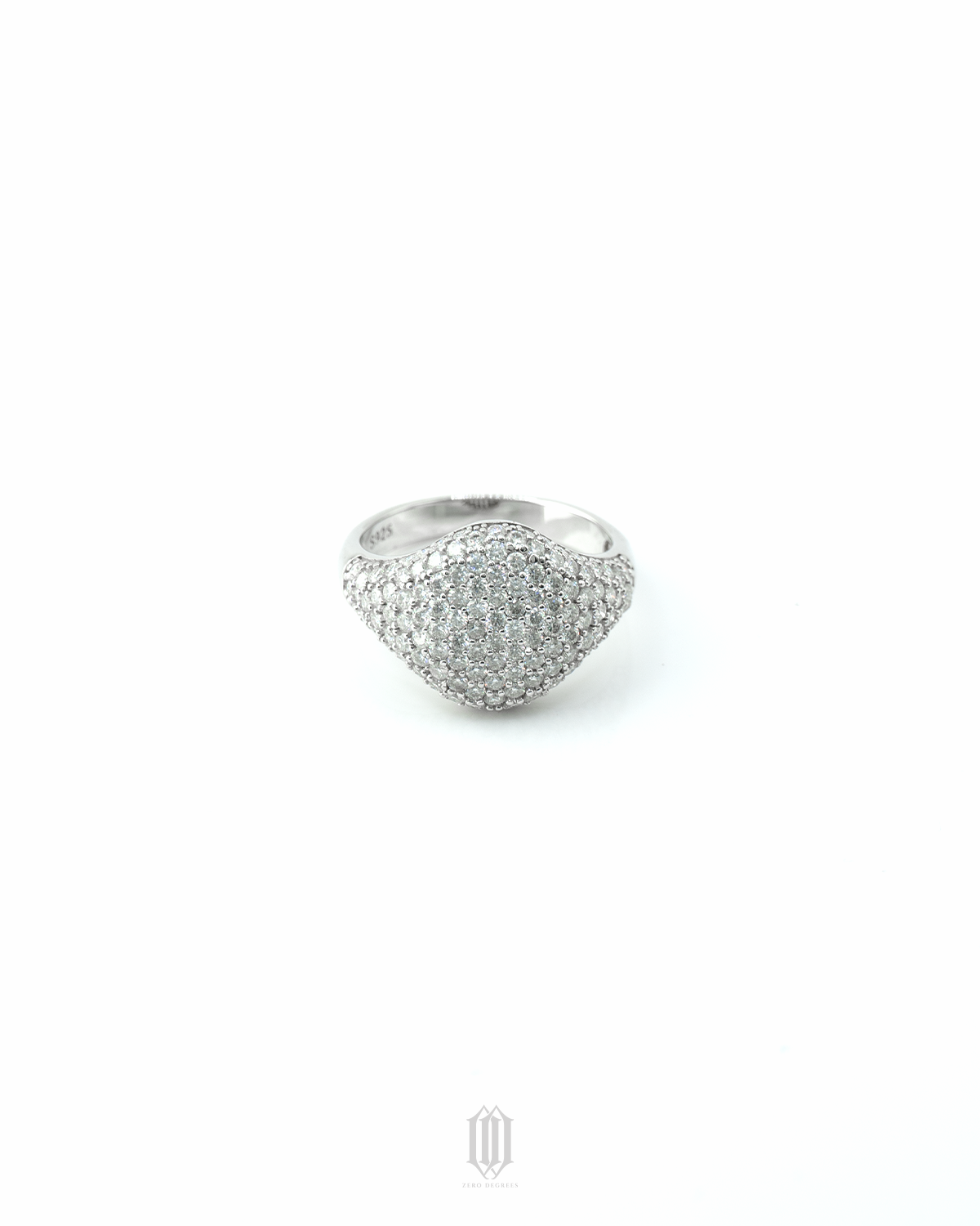 VVS Moissanite Signet Ring