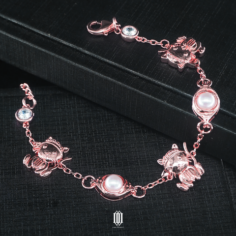 Midlyfe X Zero Degrees Teletext Bracelet - Rose Gold (F&F)