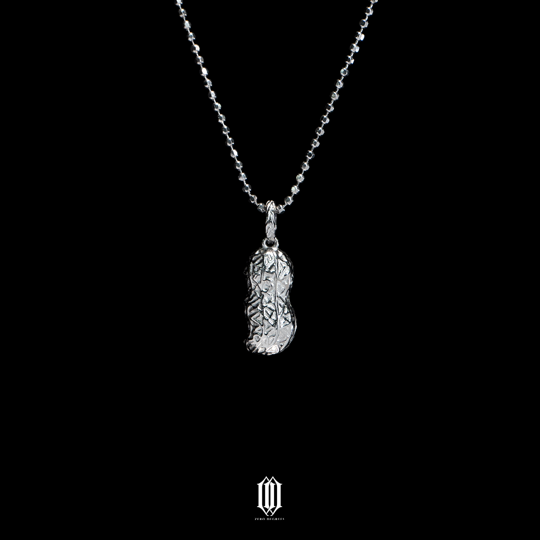 S925 Iced Out Kacang Pendant(PRE-ORDER)