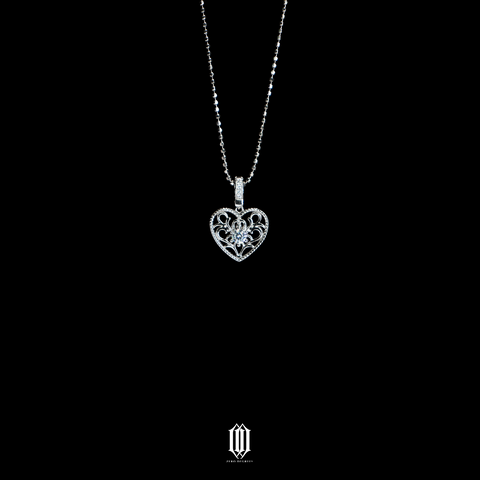 S925 Wild Heart Single Stone Pendant