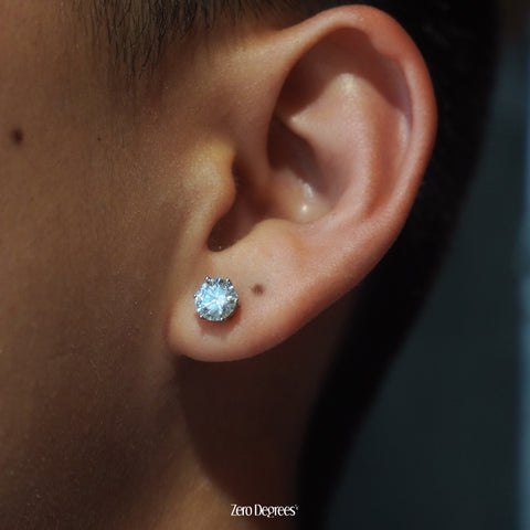 VVS Moissanite Ear Studs