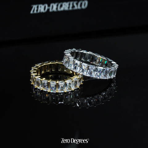 Baguette Ring - White Gold