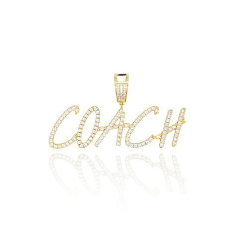 Custom Script Font Pendant