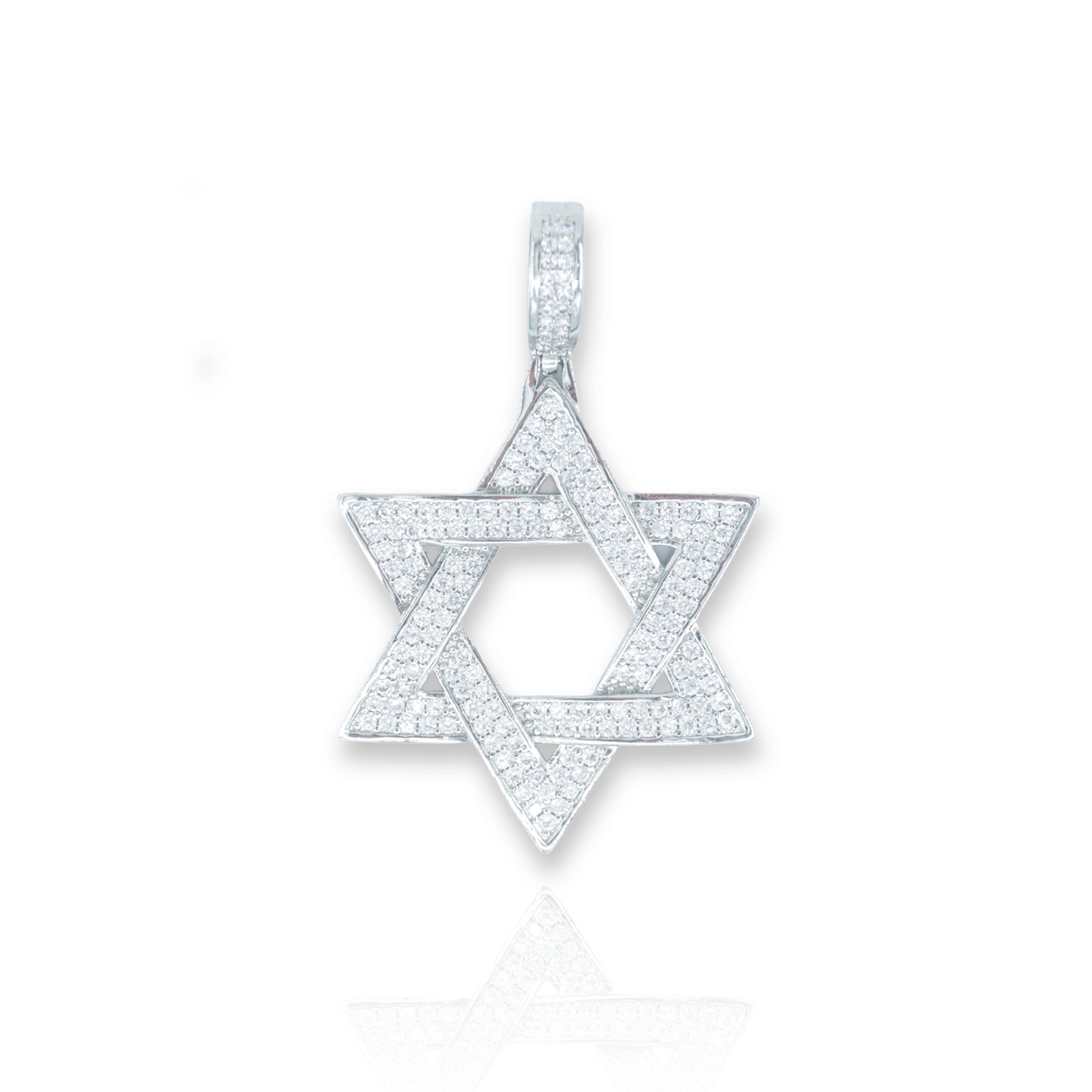 Star Of David Pendant - White Gold – Zero Degrees°c Jewelry