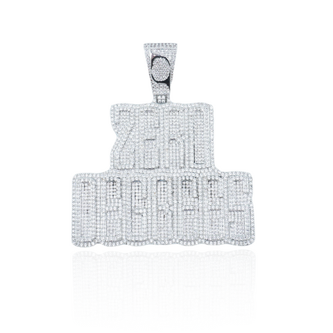 Custom Zero Degrees Letter/Name Pendant