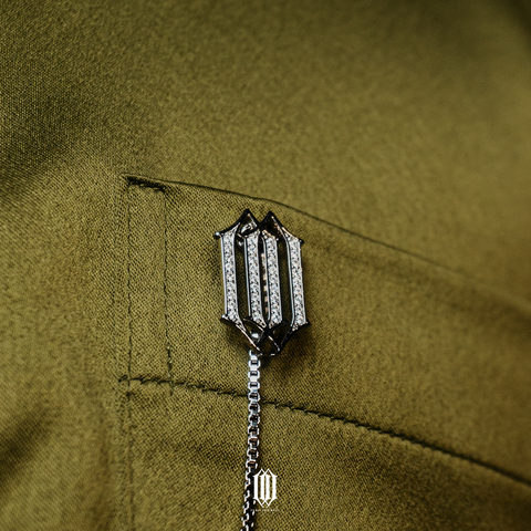 Royal Marquise Butang Baju - White Gold