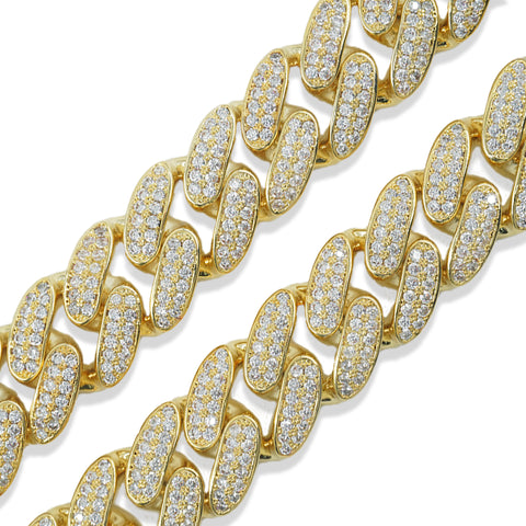 18mm Miami Cuban Link - Gold