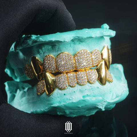 Custom Iced Out Canine Grillz