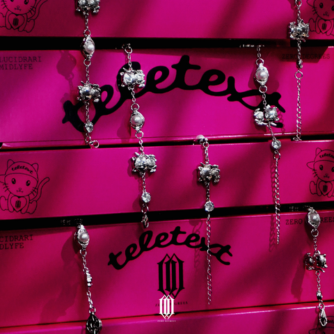 Midlyfe X Zero Degrees Teletext Bracelet - White Gold