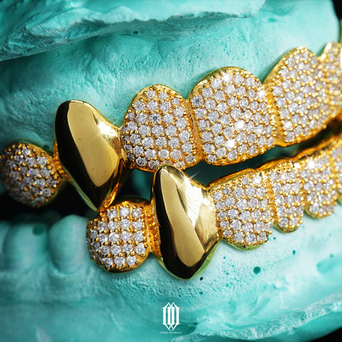 Custom Iced Out Canine Grillz