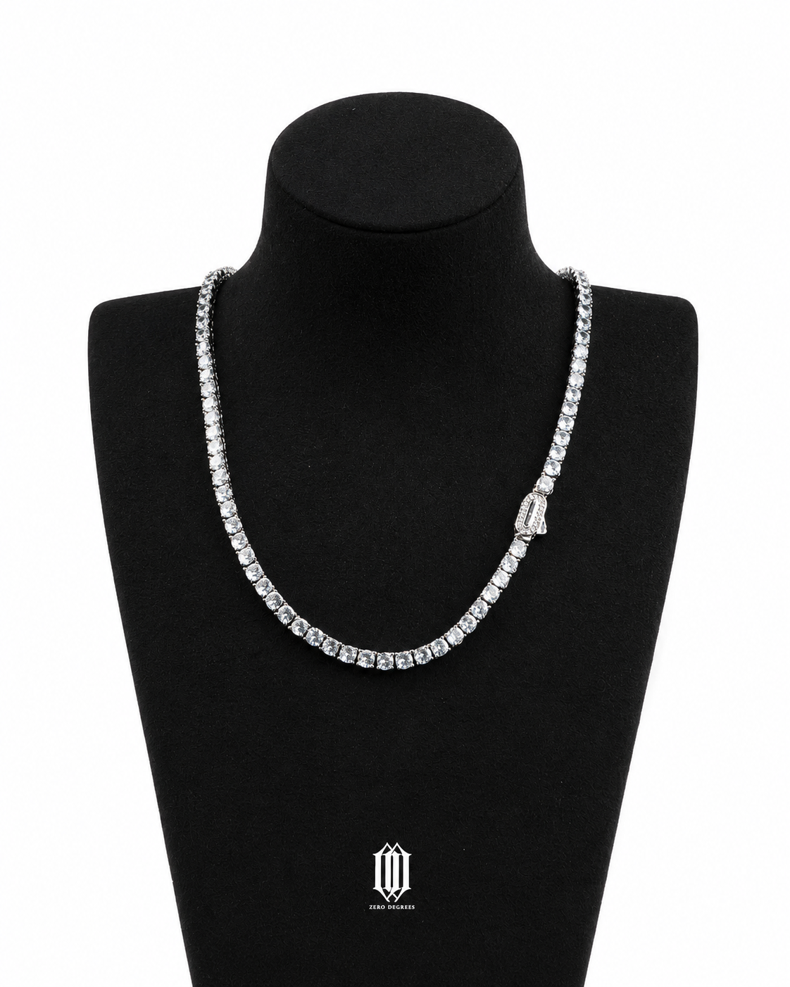 4mm Tennis Link - White Gold