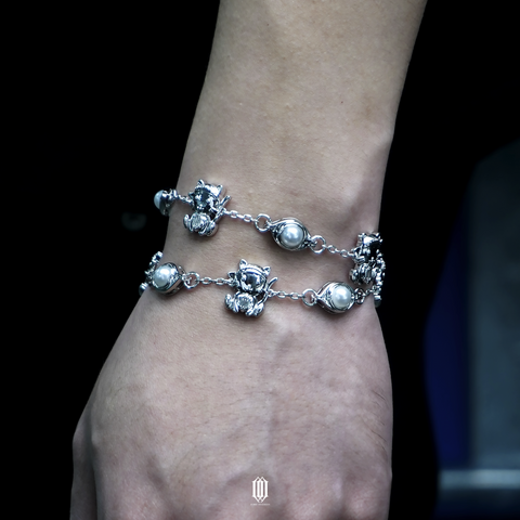 Midlyfe X Zero Degrees Teletext Bracelet - White Gold