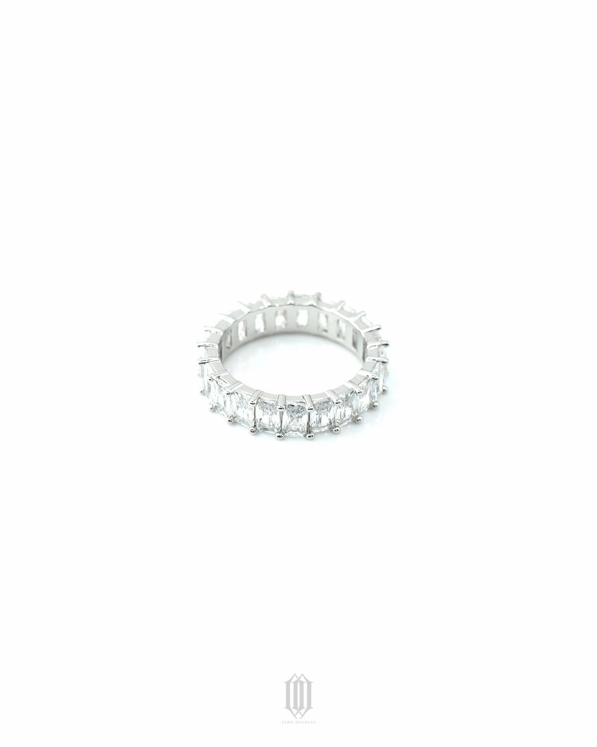 Baguette Ring - White Gold