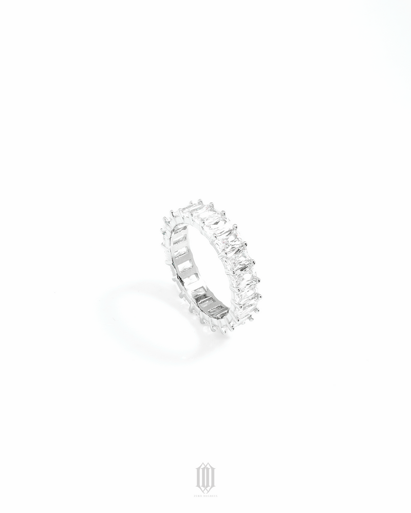 Baguette Ring - White Gold