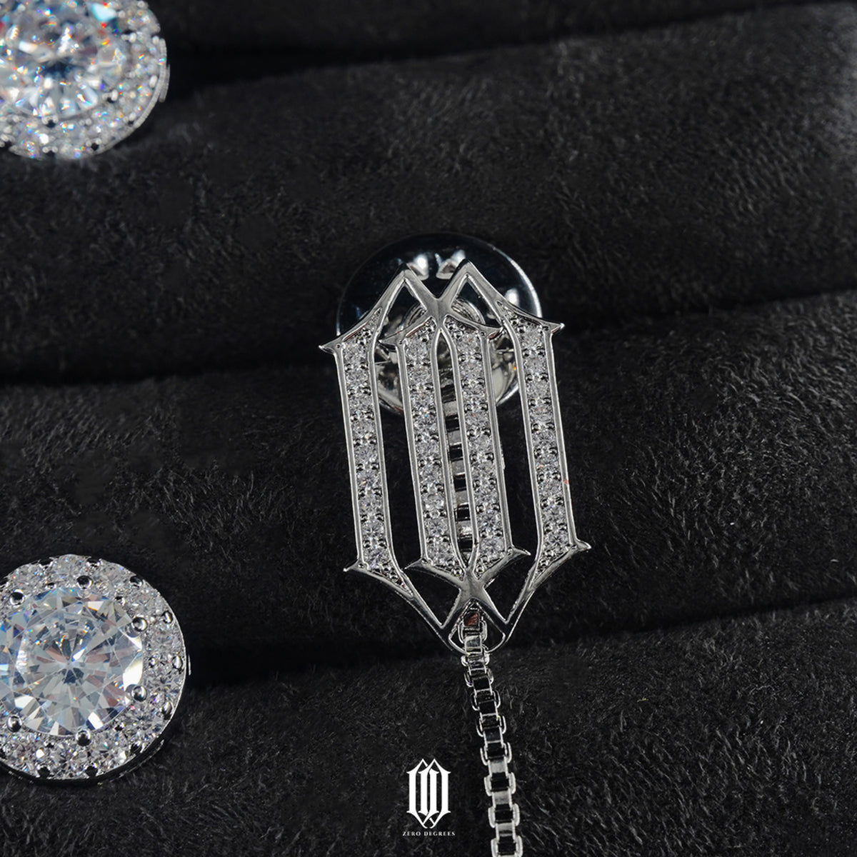 Zero Degrees VVS Moissanite Butang Baju Melayu