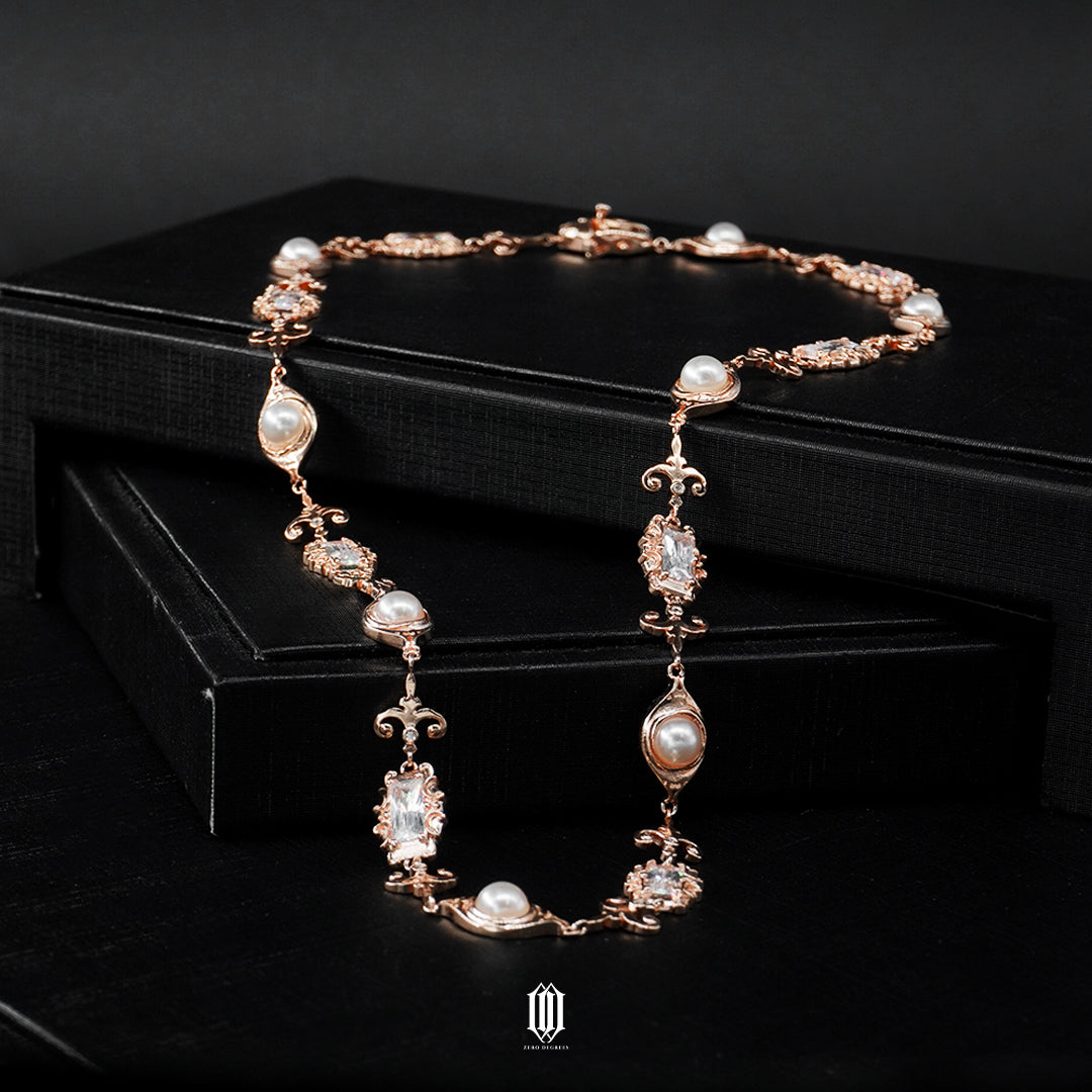 Chrono Royale Necklace - Rose Gold