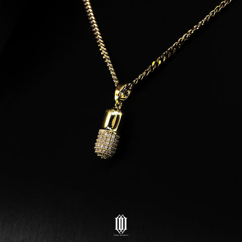 Capsule Pendant - Gold