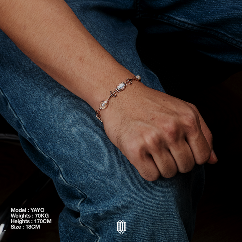 Chrono Royale Bracelet - Rose Gold