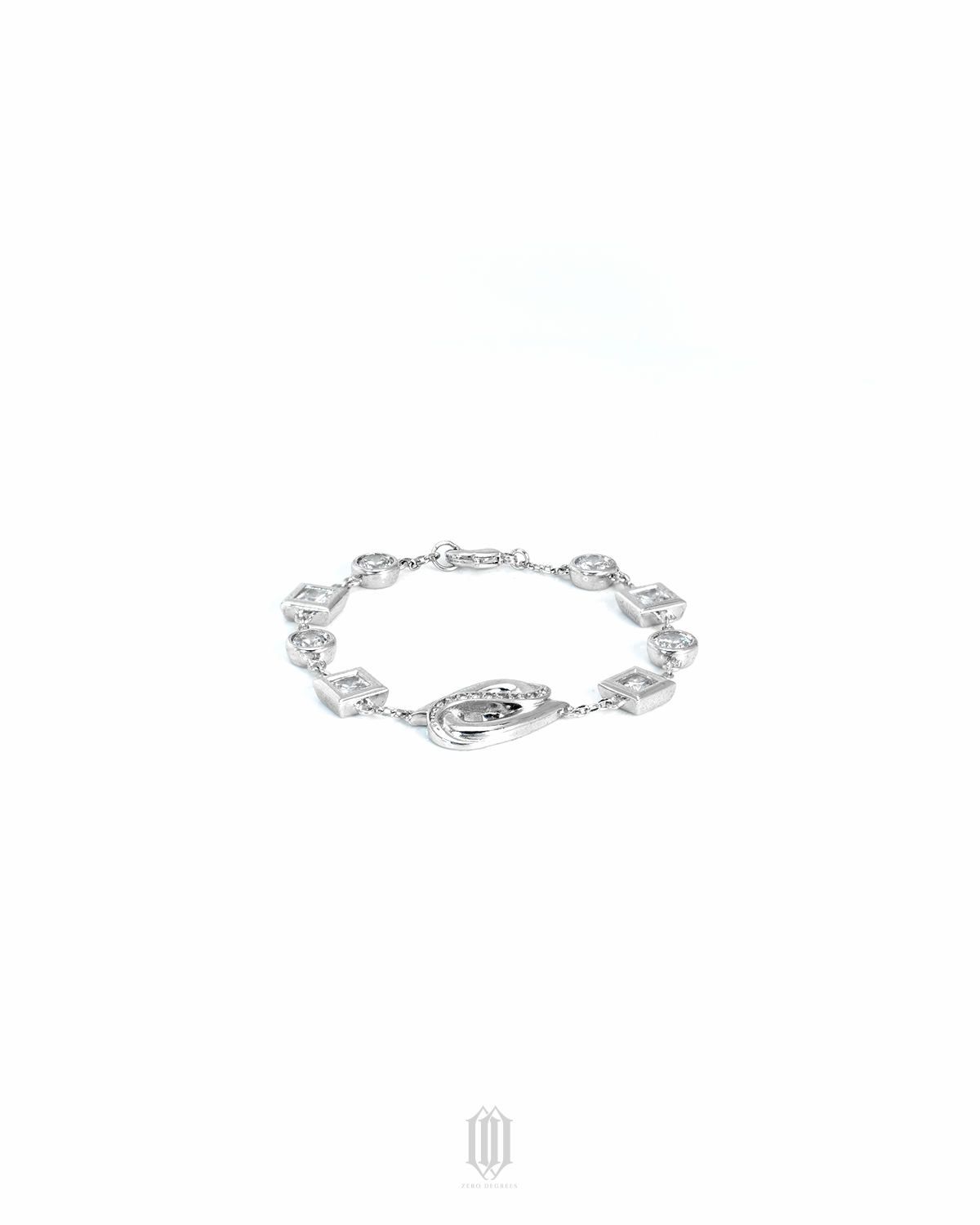Chrono Infinity Zero Bracelet - White Gold