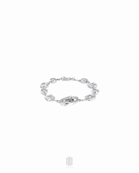 Chrono Infinity Zero Bracelet - White Gold