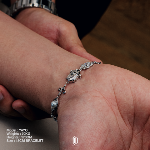 Chrono Royale Bracelet - White Gold