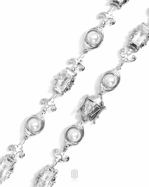 Chrono Royale Necklace - White Gold
