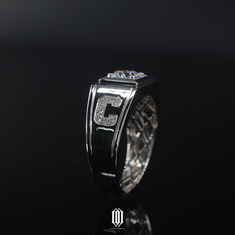 Custom Initial Signet Ring