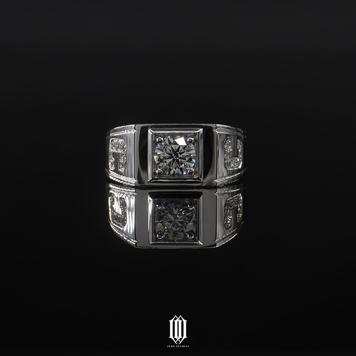 Custom Initial Signet Ring