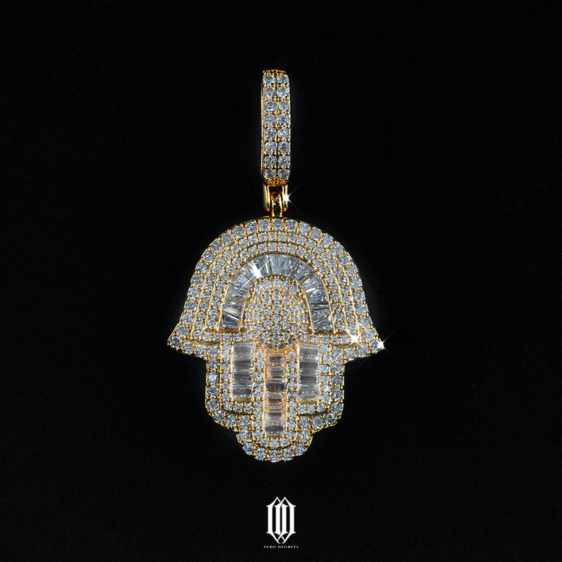 Hamsa Pendant - Gold