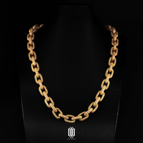 12mm Heremes Link Chain -  Gold