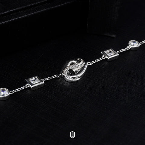 Chrono Infinity Zero Bracelet - White Gold