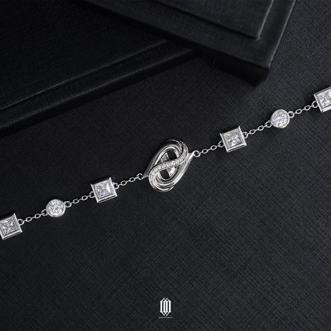 Chrono Infinity Zero Bracelet - White Gold