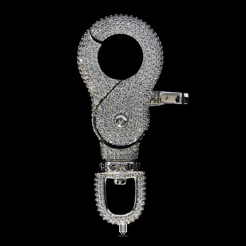 Iced Out ZD Carabiner - All White