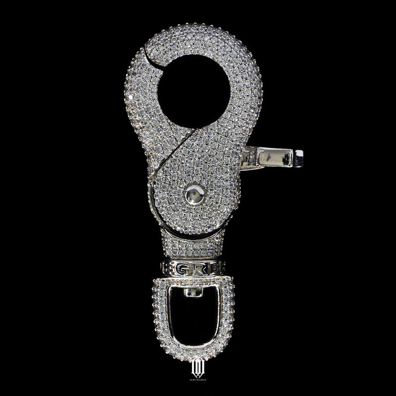 Iced Out ZD Carabiner - All White