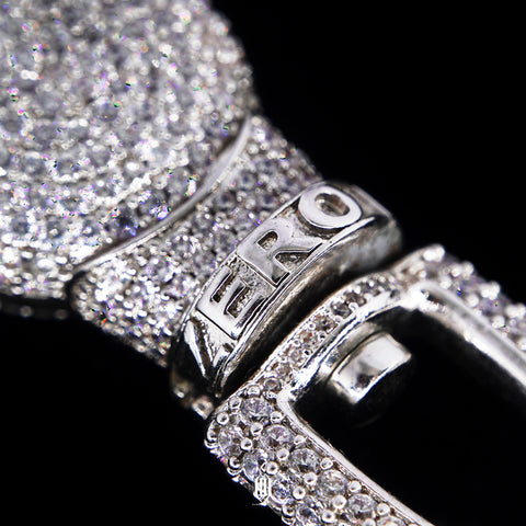 Iced Out ZD Carabiner - All White