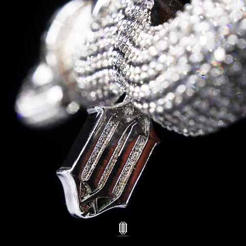 Iced Out ZD Carabiner - All White