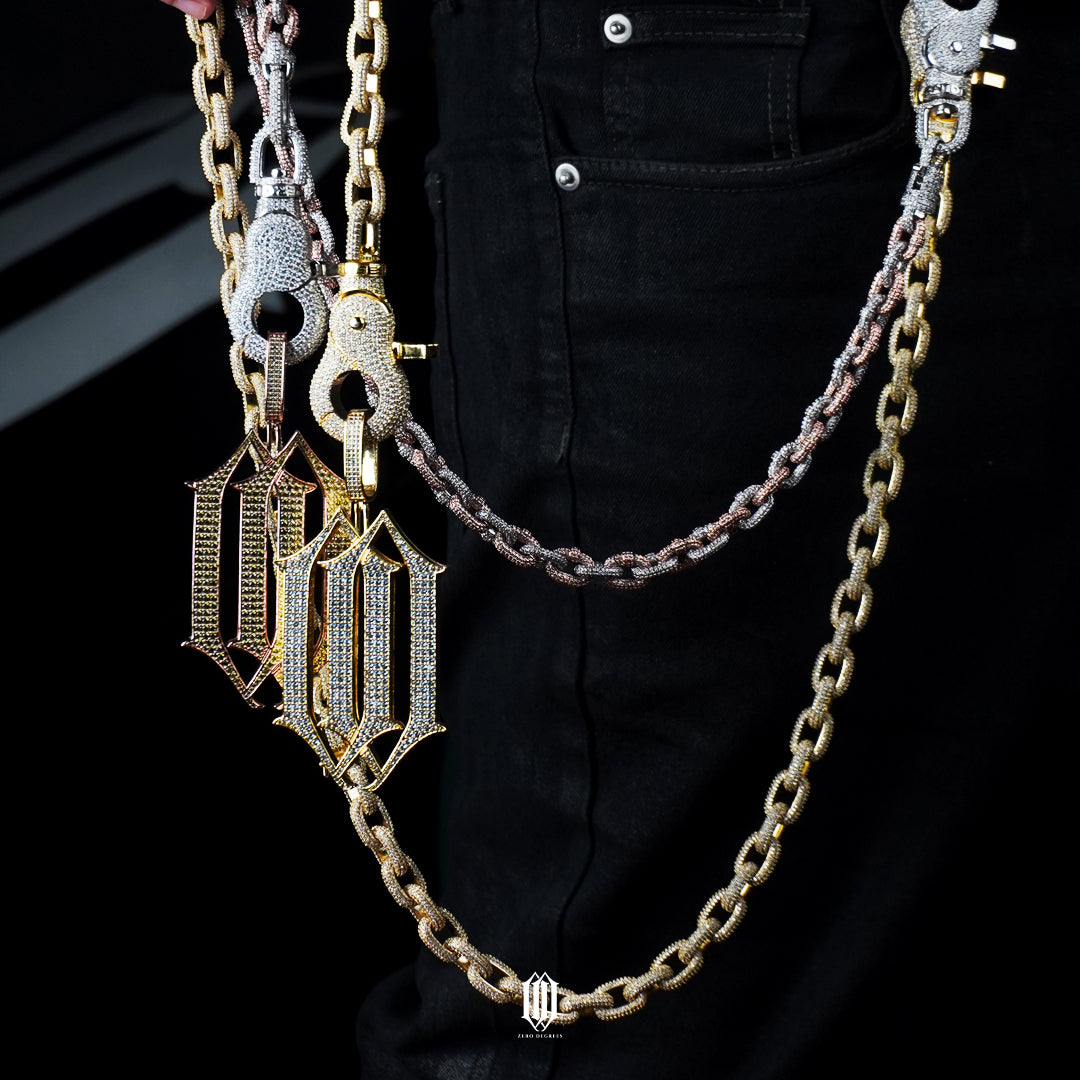 Iced Out ZD Carabiner - All White
