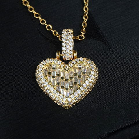 Mini Heart Pendant - Gold
