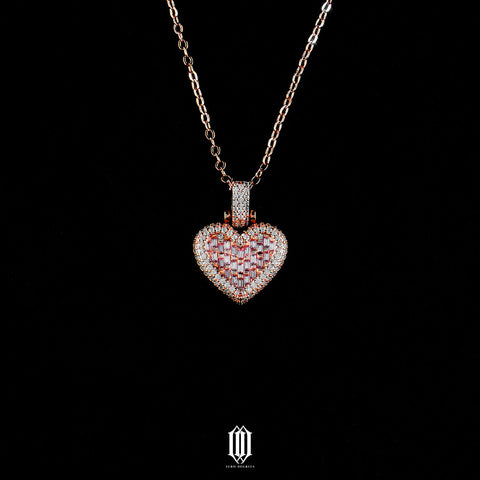 Mini Heart Pendant - Rose Gold