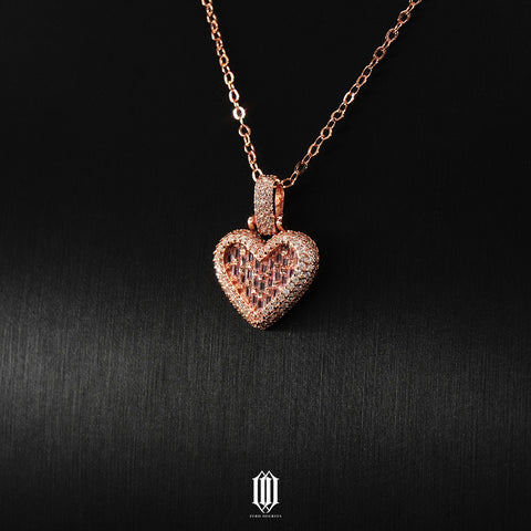 Mini Heart Pendant - Rose Gold