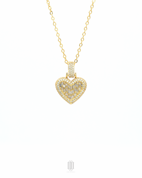 Mini Heart Pendant - Gold
